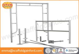China Q235 galvanized scaffolding frame scaffolding ladder frame H frame for civil construction building on sale