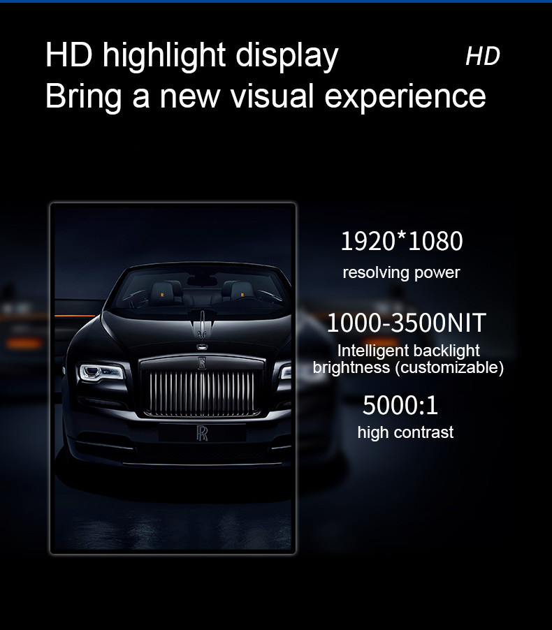 Outdoor Shopping Mall LCD Screen Player Digital Totem Smart Signage Commercial Advertising Equipment High Brightness TV Display