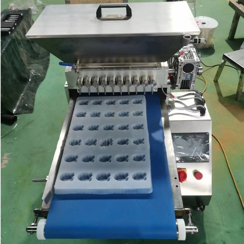 Small Business Desktop Automatic Sweet Hard Soft Candy Depositor Bear Gummy Chocolate Candy Making Pouring Machine
