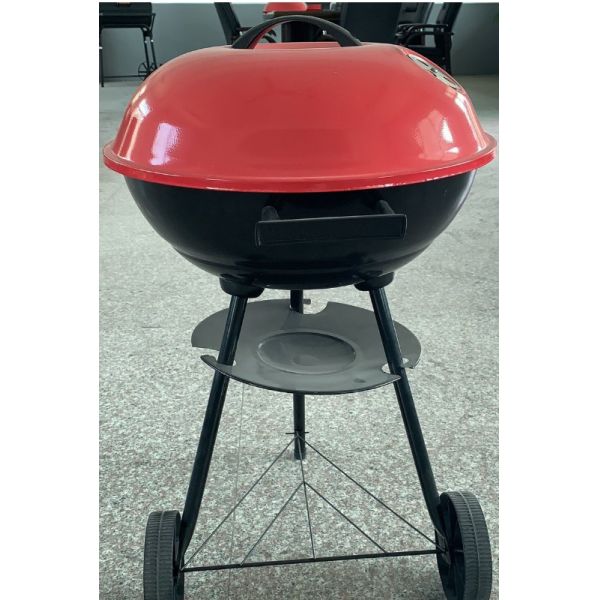 All-Season 17 Inches Garden Patio Design Apple Shape Outdoor BBQ Grill Charcoal Smoker