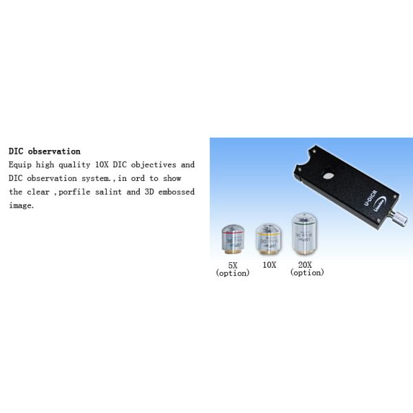 Infinity Optic System Digital Metallurgical Microscope with DIC and LED Illumination