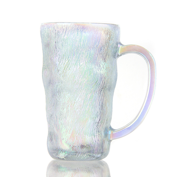Factory Wholesale High Value Gradual Glacier Coffee Cup Color Water Glass Cup