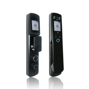 China Face/Fingerprint/Palm/Card/Password Recognition Verification smart Wireless Door Lock with TUYA APP wholesale
