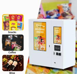 Universal Orange Juice Vending Machine Automatic Freezing Food Smart Retail