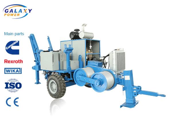 Quality 380KN Max Stringing Equipment Overhead Transmission Hydraulic Puller Machine for sale