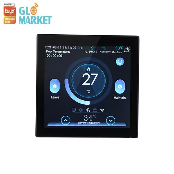 Quality Digital Display Intelligent Gas Furnace Thermostat Tuya Smart Wifi Electric Heating for sale
