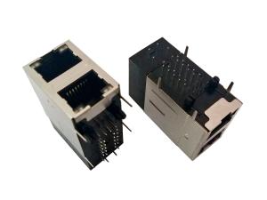 China Female RJ45 Modular Connector , Lan RJ45 Connector POE Function 120 - 150V AC on sale