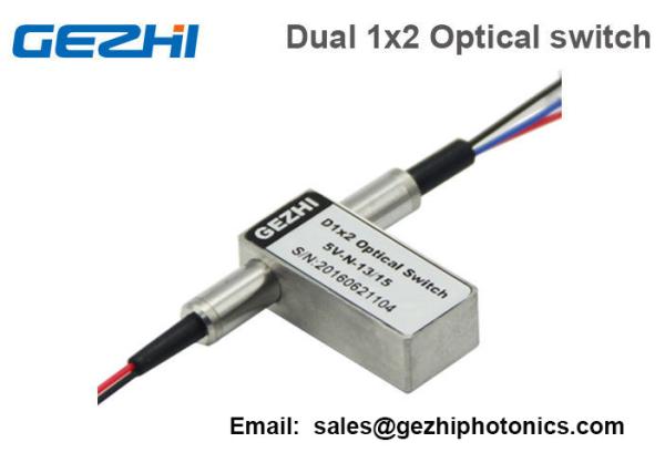 Quality Dual 1x2 Fiberoptic Switch Singlemode Mechanical 2x4 Optical Switch Non-Latching for sale
