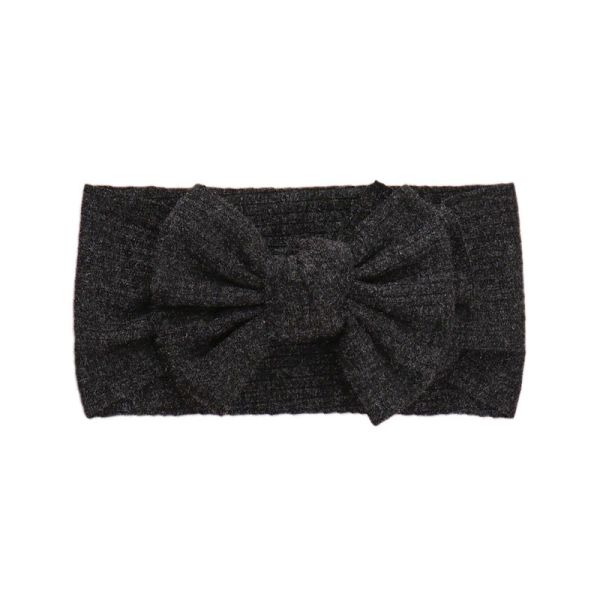 Green Childrens Hair Accessories For Fine Hair Girls Kids Fashion Knitted Fabric Hair Band Wide Edge