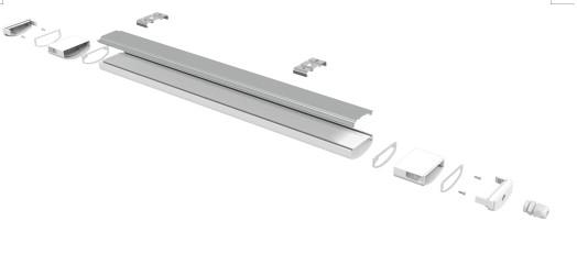 Quality Dualrays D2.5 120LPW SMD2835 40W LED Damp proof Light for sale