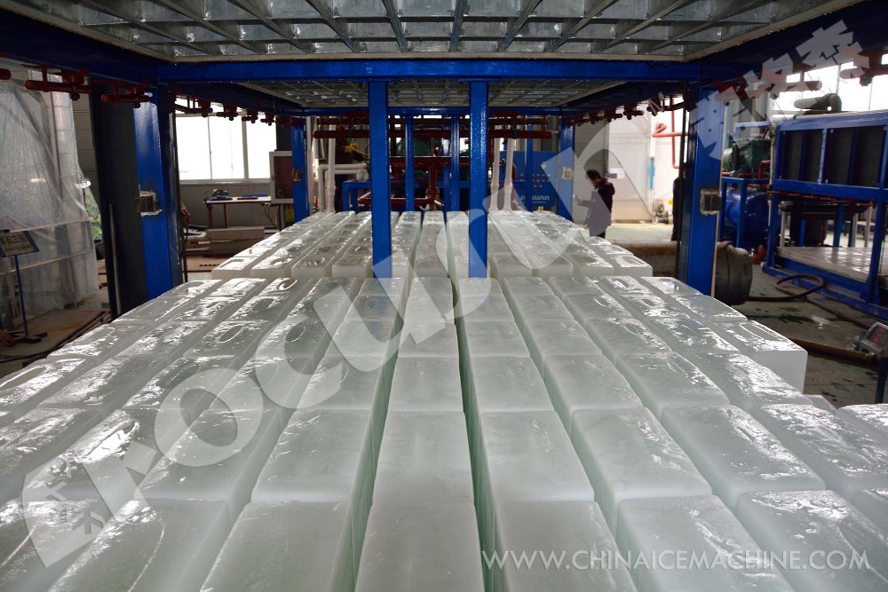 40ft Container Design Industrial Block Ice Making Machine for Maximum Ice Production