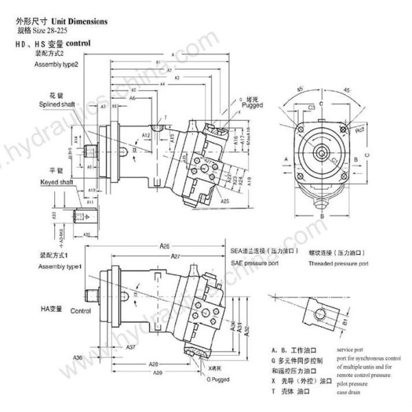 Excavator Hydraulic Pump Repair Kit High Power Density High Hardness