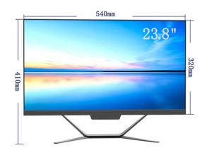 China 23.8INCH High Definition LED AIO Desktop PC 1920x1080 Resolution 1920x1080 16 : 9 Ratio wholesale