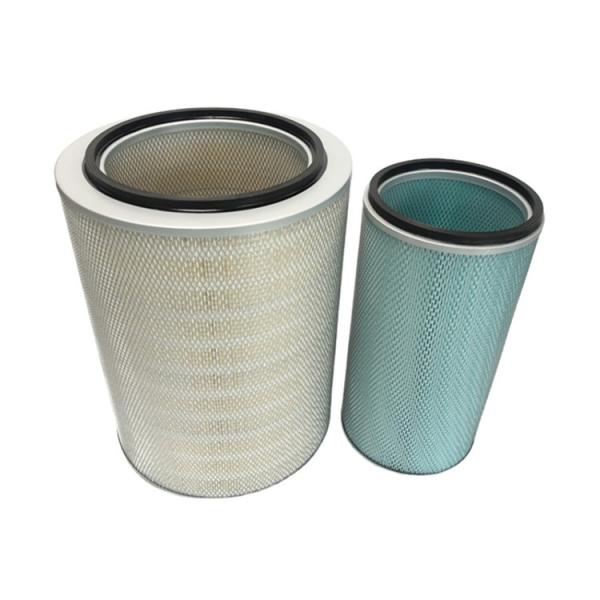 Quality SS End Cover Air Filter Cylinder 6127-81-7310 AF472M P181002 element air filter for sale