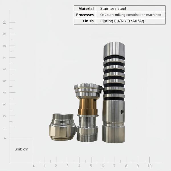 Quality Hardware Metal CNC Turning Parts High Precision 0.01mm CNC Technology for sale