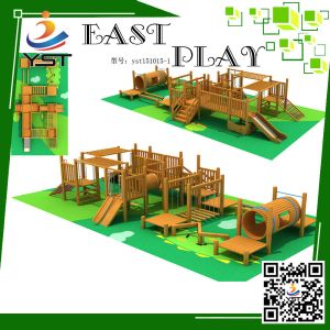 China Security Wooden Playground Equipment Yst151015-1 Two Years Warranty wholesale