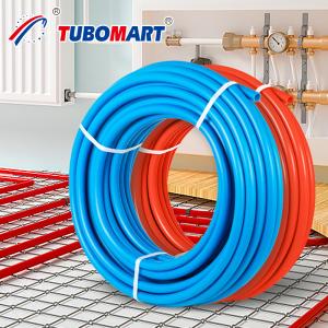 Corrosion Resistant Insulated Pex Pipe 50m 100m 200m Per Roll With Crimp Fitting
