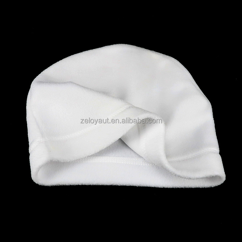ZELOYAUT Wholesale Cute White Sublimation Blanks Hats Personalized Sublimation Blank 100% Polyester 70g Pure White Hat