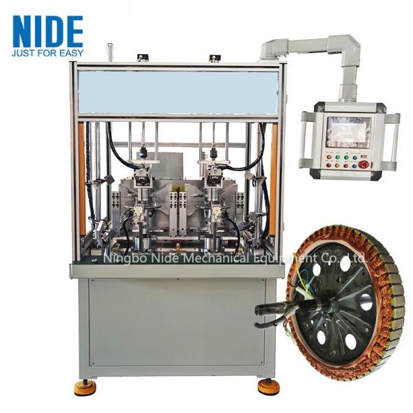 Quality Automatic E Bike Hub Motor Winding Machine With 2 Station Flyer Coil Wider for sale