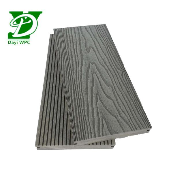 Quality Modern Design Durable Wood Plastic Composite Decking for sale