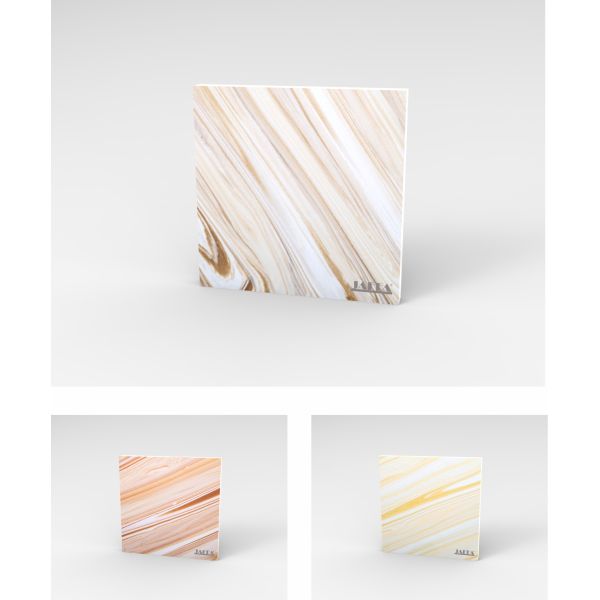 Table Tops Resin Translucent Stone Meteor Patterned Stone