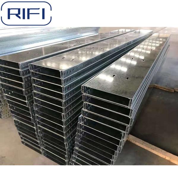 Quality Rectangular Steel Aluminm Frp Electrical Cable Tray 1 Meter To 6 Meter For Cable Organization for sale