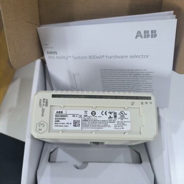 ABB AI895 3BSC690086R1 8ch 4-20 MA HART Analog Input S800 I/O Module