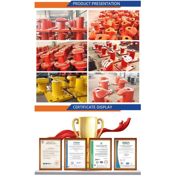 Durable Corrosion Mooring Bollards Resistant Made From Carbon Fire Resistant Properties