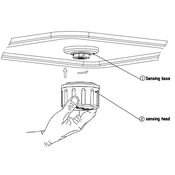 Casambi App Setting Indoor 0-10V Microwave Motion Sensor for Warehouse With 15M Installation