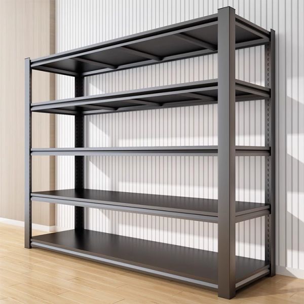 Galvanized Adjustable Levels Light Duty Shelving 150kg/Level Angle Steel Shelf