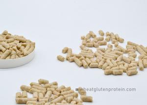 Light Yellow Color Wheat Gluten Feed Pellets For Feed Eel / Shrimp Fast Growing