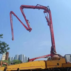 China Second Hand Hydraulic Machining Process Concrete Pump Schwing Putzmeister 49m on Benz wholesale