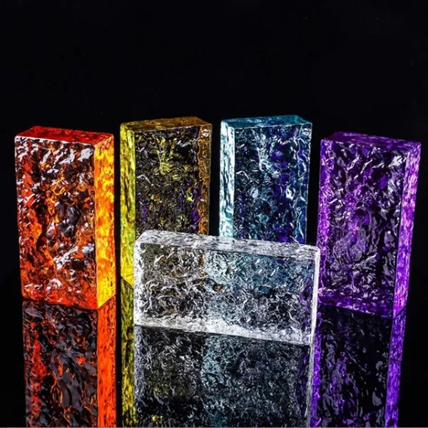 Elegant Glass Bricks Partition Walls Insulated Translucent Timeless