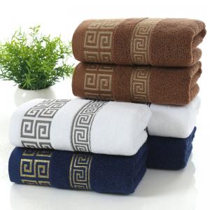 China Custom Logo Beauty Spa Cotton Towels for Hairdressing and Barber Shop wholesale