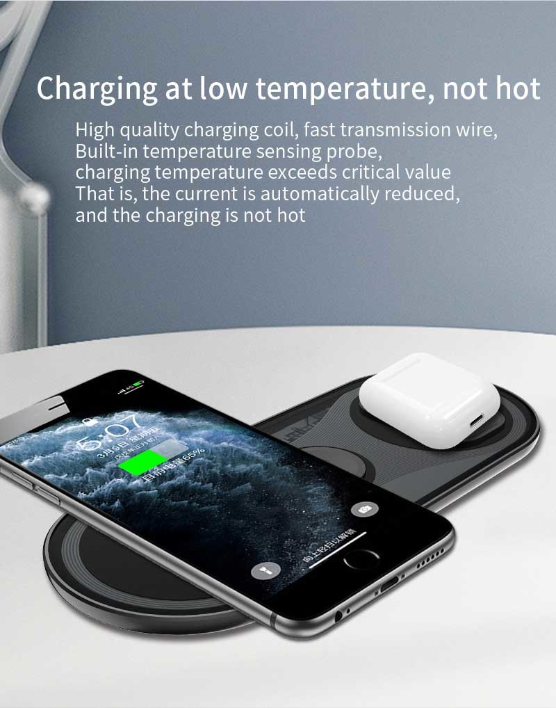 Multifunctional Fast 15W Smart Watch Wireless Chargers Type C Input