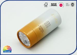 China Cosmetic Paper Tube Packaging With Flocking EVA Foam Round Gift Box wholesale