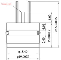 Small Size I2C Pressure Transducer Process Control Long Service Life