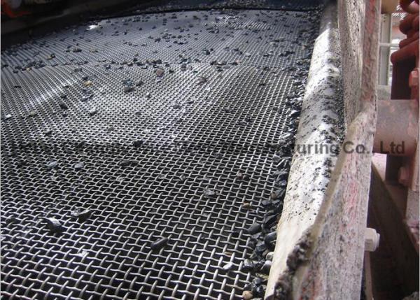 Quality Flat Top U Hook 6m Vibrating Quarry Screen Mesh for sale