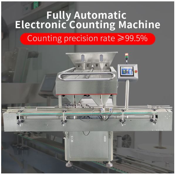 32 Channel Counting Machine Automatic Bottle Washing Filling Capping Machine Line
