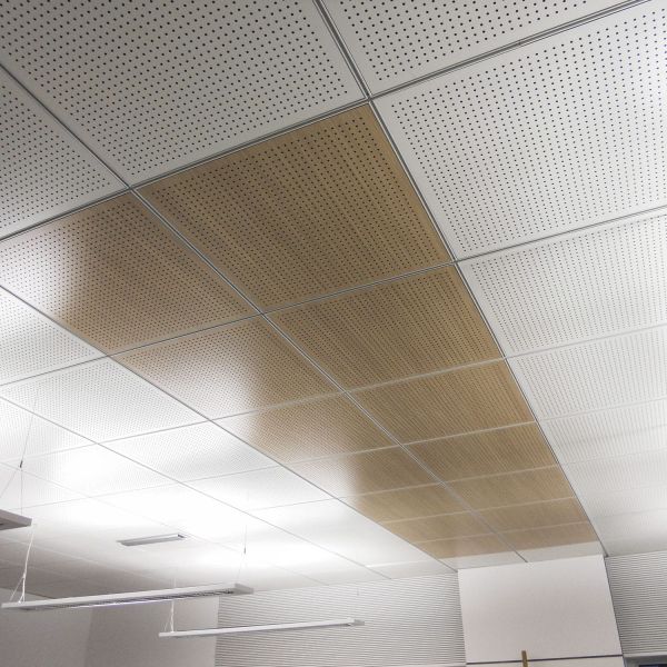 OEM Coffered Aluminium Ceiling Panel Sound Absorbing Lightweight