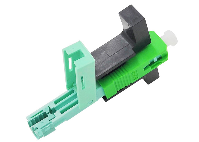 SC APC Fiber Optic Quick Connector Single Mode FTTH Tool 0.2dB Insertion Loss
