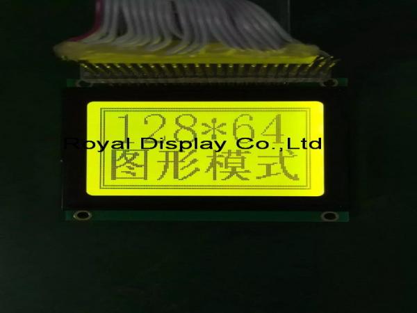 Quality 128 X 64 Graphic Lcd Display , Lcd Dot Matrix Display 5v Power Supply for sale