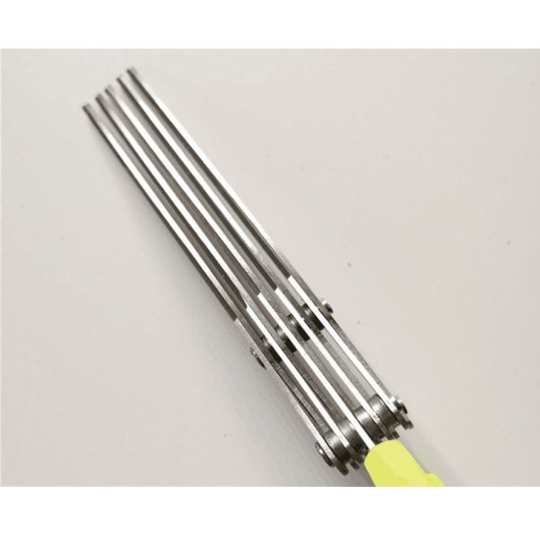 Multi-functional Kitchen Scallion Scissors cutting herb 5 Layers of blade quick work