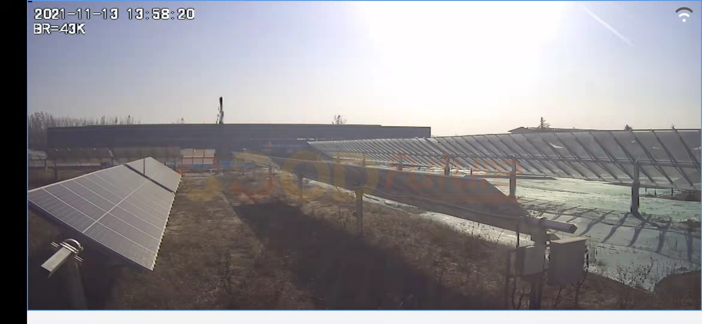 GPS Input Single Axis Solar Tracker 60 Degree Solar Energy Tracking System