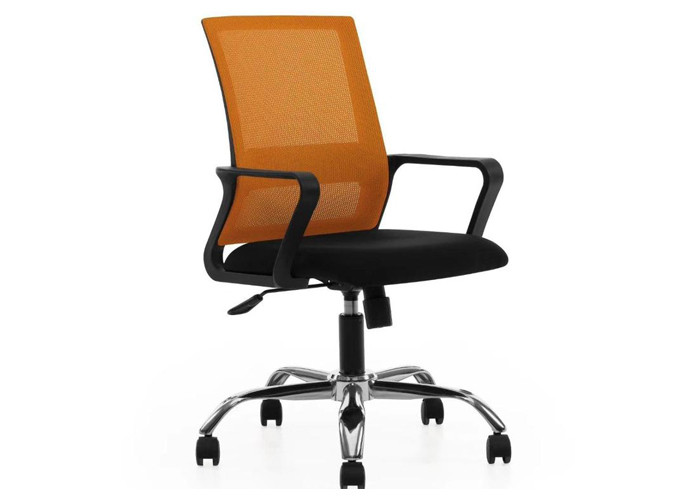 Buy cheap Height Adjustable Lift Orange Heated Mesh Office Chair from wholesalers