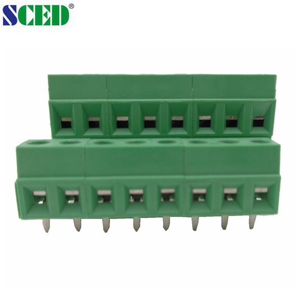 Pitch 3.8mm PCB Terminal Blocks, Double Level Clamp Euro Screw Terminal Block