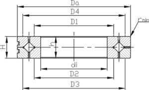 China Double Row Crossed Precision Cylindrical Roller Bearings SX011860 with NN Design wholesale