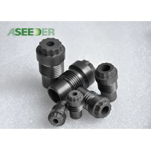 China OEM Tungsten Carbide Spray Nozzle / Black Cemented Carbide Wear Parts wholesale