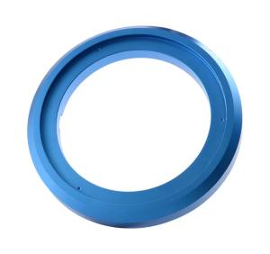 China Compound Aluminum CNC Milling Components Anodizing Blue Services on sale