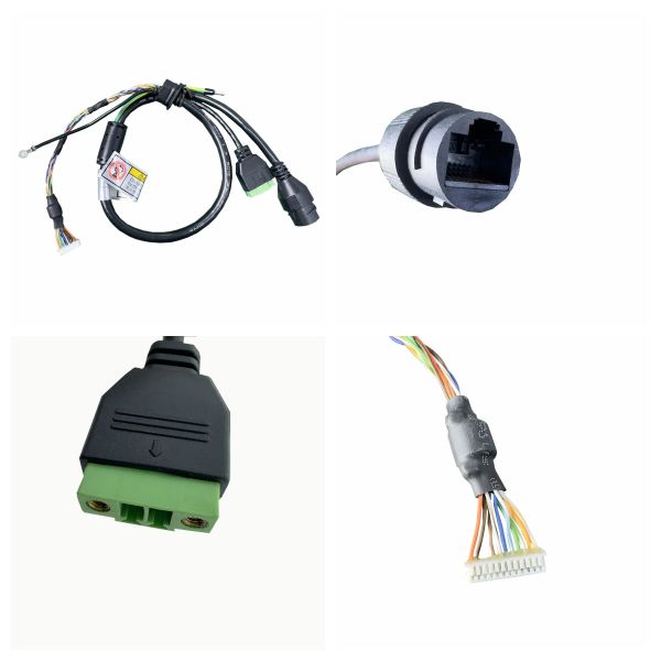 Waterproof Cctv Ip Camera Output Cable HA178G0 RJ45F Wiring Harness 030